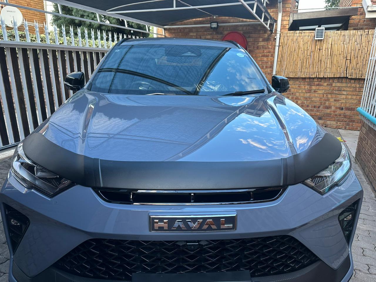HAVAL GT- MATT BLACK 3 PIECE BONNET GUARD ABS 3MM PLASTIC MIDNITE RANGE