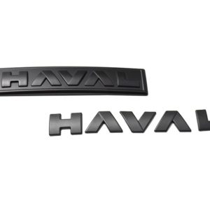 HAVAL - MATT BLACK FRONT AND REAR  BADGE NEW