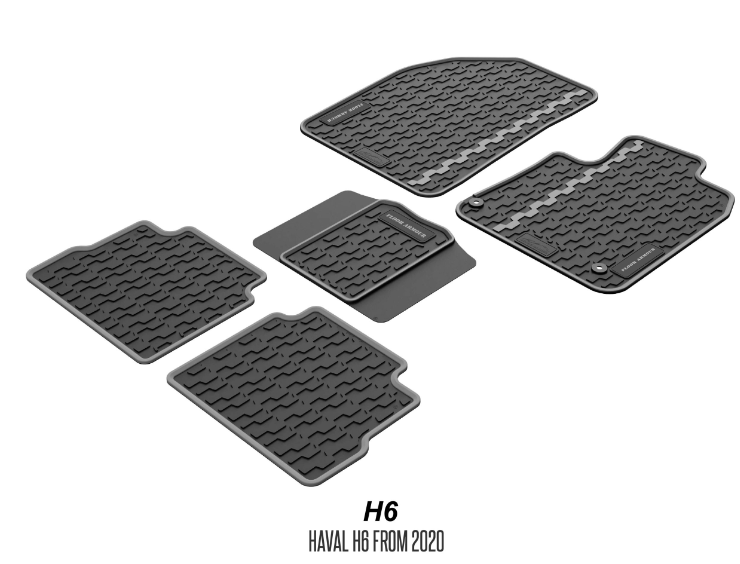 HAVAL H6 / H6 FACELIFT - BRANDED RUBBER MAT SET