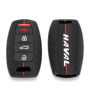 HAVAL H6 - SILICONE KEY CASE RED AND BLACK