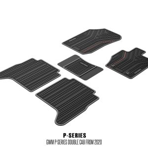P SERIES PASSENGER - RUBBER MATS SET OF 5 PC