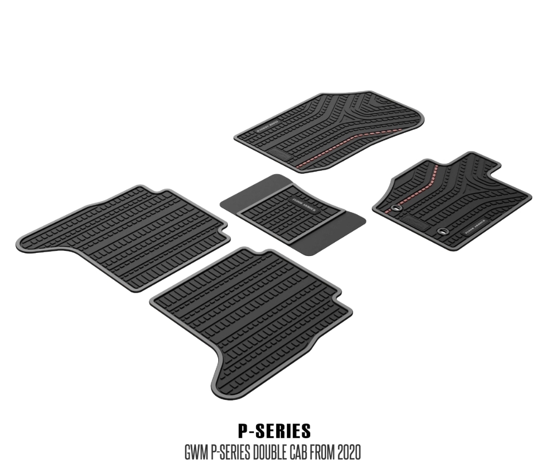 P SERIES PASSENGER - RUBBER MATS SET OF 5 PC