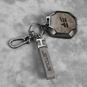 Jetour - Hard Shell Metal Key Case Cover With Keyring
