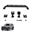 Enhance your Jetour T2 (2025-on) with this front bumper LED light bar mount, designed for easy installation and maximum durability. Perfect for mounting LED light bars for off-road or auxiliary lighting, it provides a secure fit while complementing your vehicle’s rugged styling. Available exclusively at Slick Ridez.